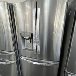 ONLY $999 (MSRP $2499)!!! LG 29 Cu Ft 3 Door French Door Refrigerator w/ Ice & Water Dispenser