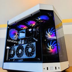 Gaming PC Custom Built by AREA-51✅🕹Full White RGB Set,Intel i7/32GB RAM/2TB🖥1 Yr Wrnty‼️ RTX 5070 GPU💥 $0 Down Finance Available