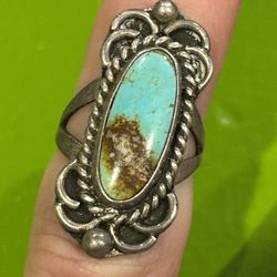 Turquoise Sterling Silver Ring 