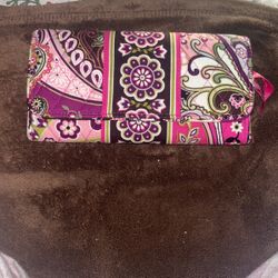 Vera Bradley Pink Swirls Wallet 