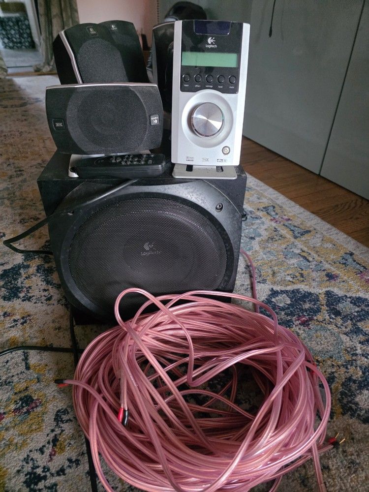 Speakers - Logitech Z-5500 THX-Certified 5.1 Speaker System Complete