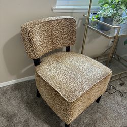 Animal Print Accent Chair
