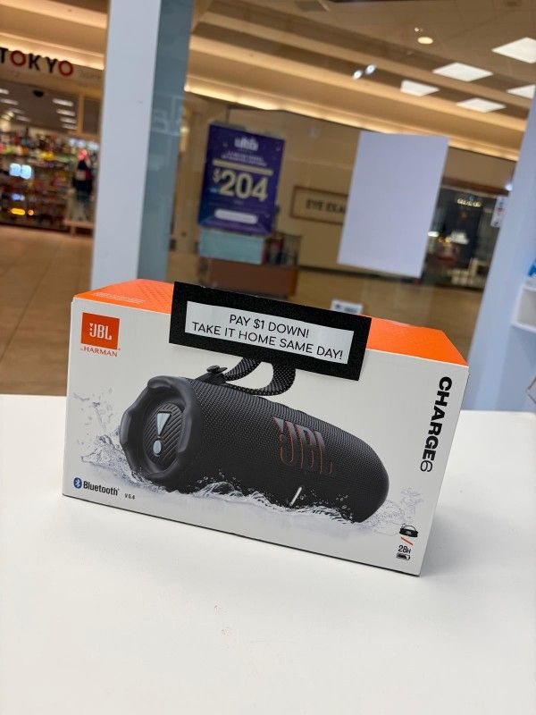 JBL Charge 6 Bluetooth Speaker New - Pay $5 today and the rest later!!