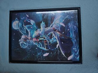 Kazuha Fakumi "The Sword Of Light" Puzzle (Framed)
