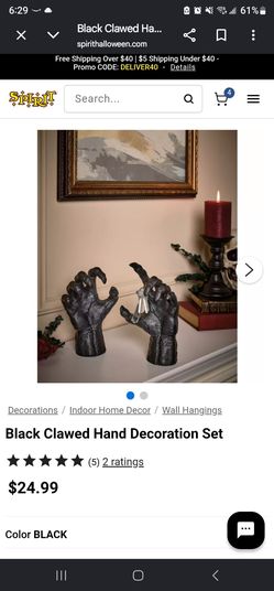 Spirit Halloween demon hands