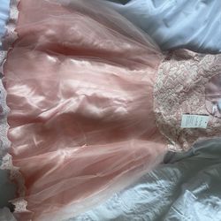 Girls Pink Tulle Dress