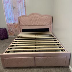 Pink Bed Frame 
