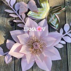 Flores De Papel Decorativas🌸