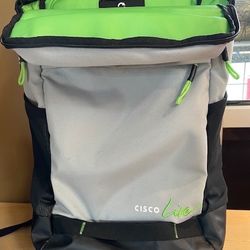 Backpack-CISCO Fully Lined Nylon; Multi-Compartments -NEW 