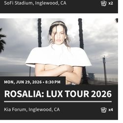 Rosalía 2 Tickets  