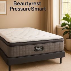 We’ve lowered our prices — shop now! BeautyRest Pressure SMART LUX King Size Mattress – 15” Thick, Premium Comfort. Same-day delivery available!