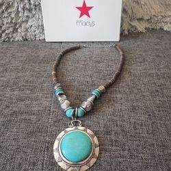 Turquoise Bubble Necklace 