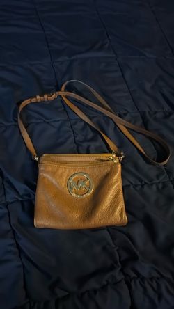 Michael Kors Brown Leather Crossbody Bag
