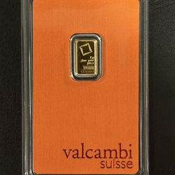 1 Gram Valcambi Bar