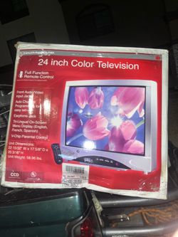 24” color CRT retro gaming tv