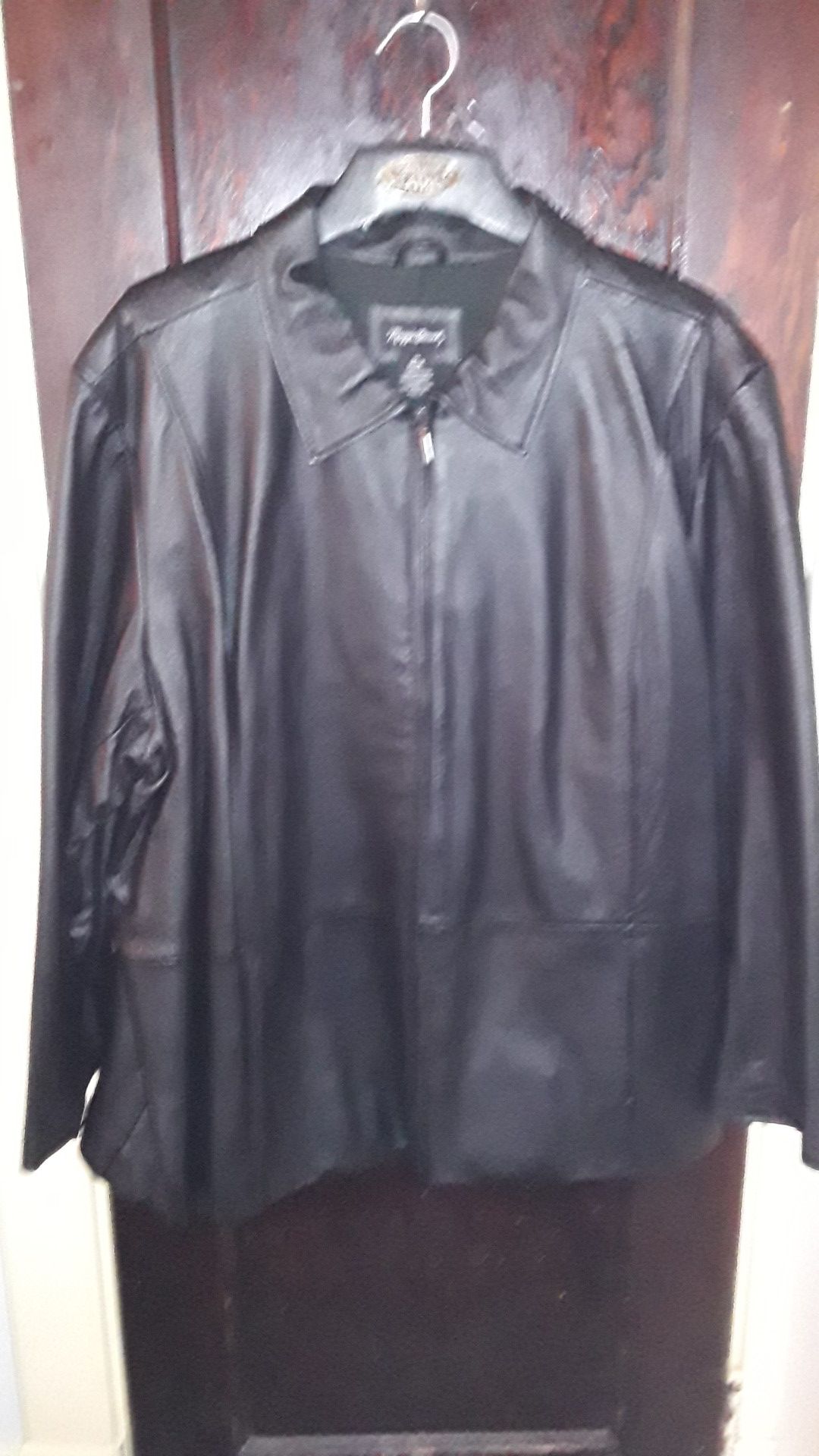 Woman's Leather Jacket Plus Size