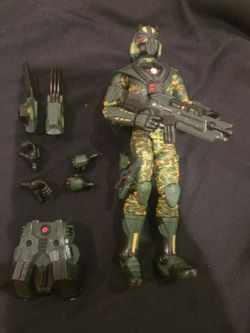 Skeletron RoboSkull Jungle Wolf Trooper 1/12 scale