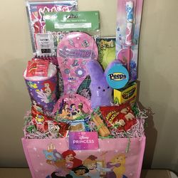 Girls Disney Princess Easter Basket