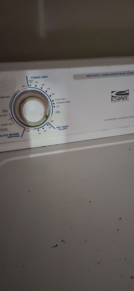 Matching Estate Washing Machine And Dryer