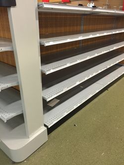 Supermarket Gondola Shelving Fixture Display