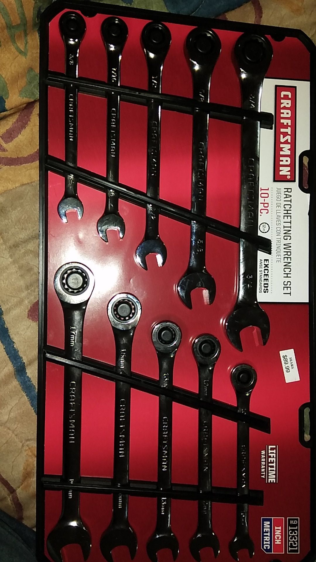 Craftsman ratcheting wrench set lifetime warranty