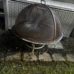 Copper Fire Pit w Topper 