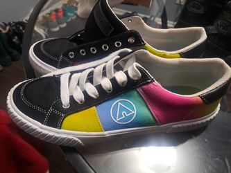 Womens Airwalk Roxie Shoes SS Sneakers Colorful size 10 M Rainbow Black