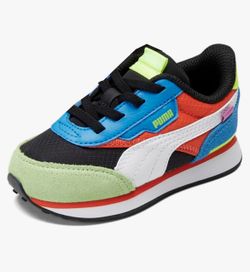 PUMA Toddler Boys Future Rider Water Fighter Lace Up Sneakers. Sz 5 C. 