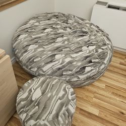 LoveSac Beanbag + Ottoman 