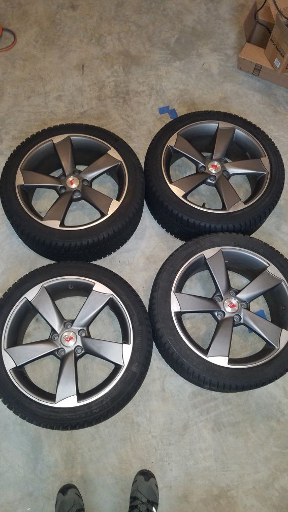 Audi/VW wheel and snow tire set