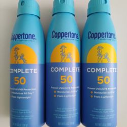 3 Coppertone Sunscreen SPF 50