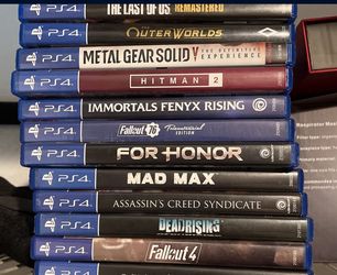Ps4 Video Games 10 Total