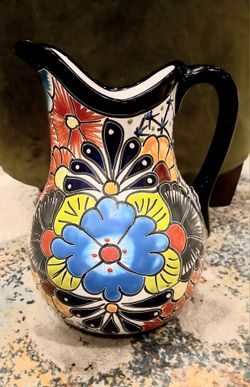 Mexican Talavera pottery Pitcher