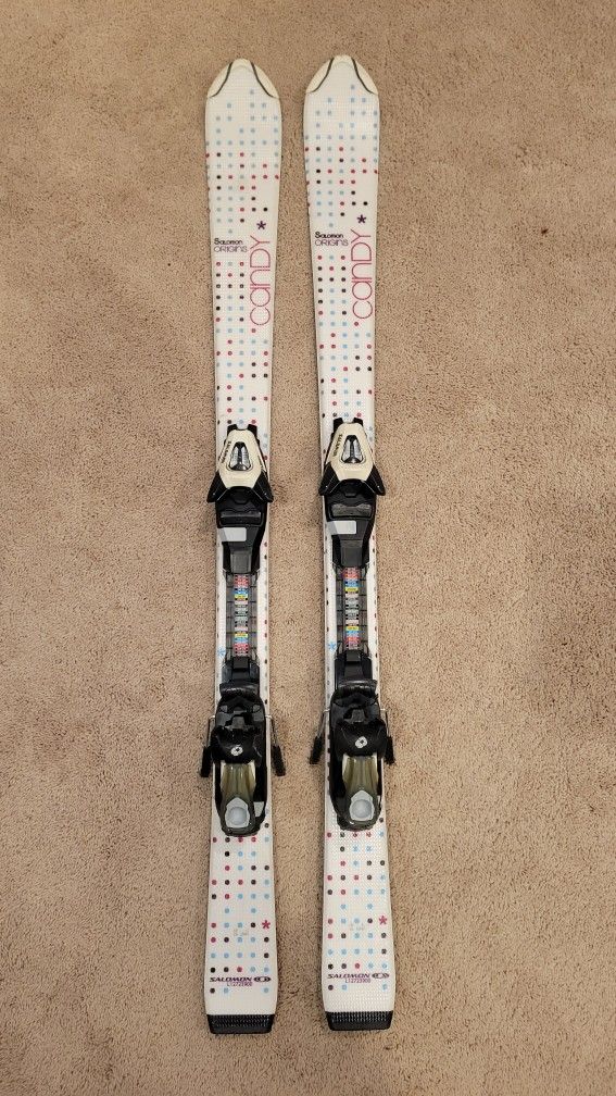 Salomon Origins Candy Girls Skis 120cm With Bindings