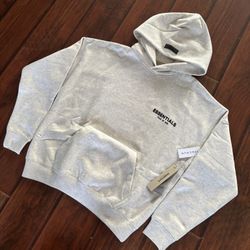 XS Light Oat Essentials Hoodie