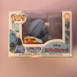 Funko Pop! Lilo & Stitch Stitch Sleeping #1050 Hot Topic Exclusive