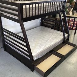 Furniture, Mattress, Boxspring, Bedframe, Bunkbed, Chest, Dresser, Mirror, Nightstand Table