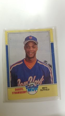 1988 Fleer Darryl Strawberry MVP card