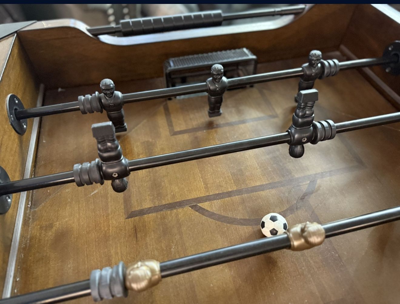 Real Wood Soccer Fooseball Table heavy duty