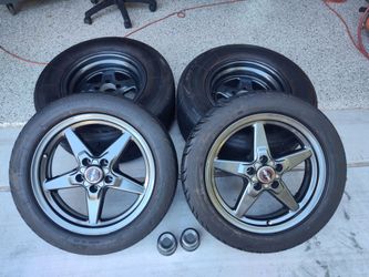 Mustang Drag Pack wheels and tires