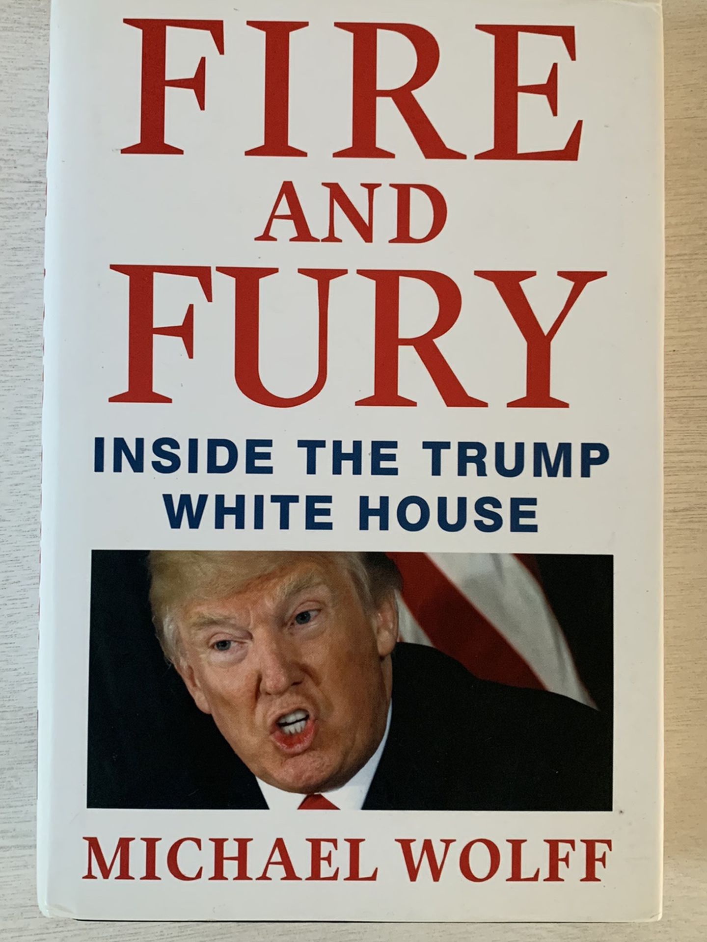 Fire and Fury Hardcover Book