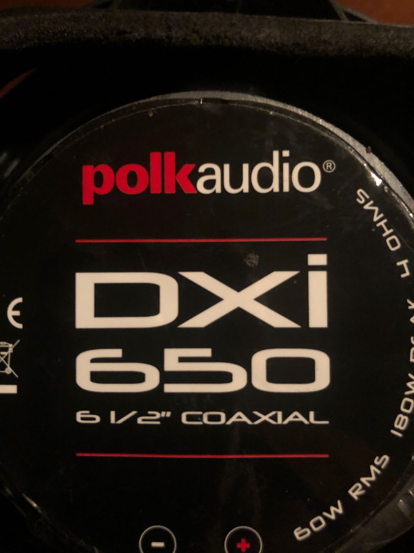 Polk Audio DXi 650 6 1/2 Coaxial speakers