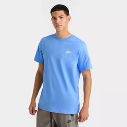 NWT Nike Sportswear Men's Club T-Shirt - University Blue - M, L
