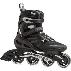 Rollerblade Zetrablade Men's Adult Fitness Inline Skate, Black and Silver