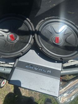 Bocinas 🔊 12 con tu y amplificador