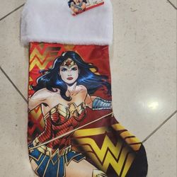 DC Justice League Wonder Woman Christmas Stocking