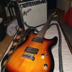 Laguna Five String Electric Guitar And Amps