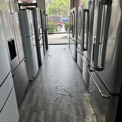 Refrigerators As Low As $549, Open Box, One Year Warranty Included 