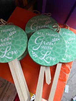 All Things Grow With Love Garden Stakes