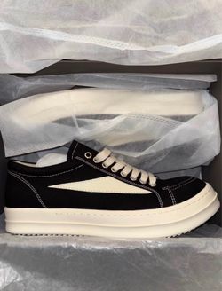 Rick Owen DRKSHDW VINTAGE Low “Black Milk”
